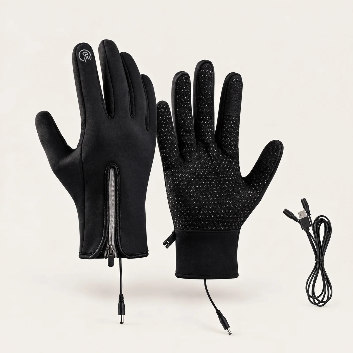 BergHeat Grip: heated gloves as a pair with Y-cable, back and palm